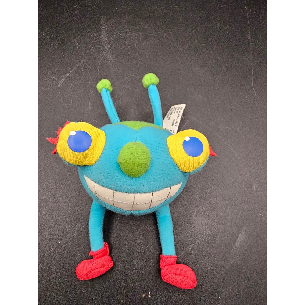 Fisher-Price Miss Spider Sunny Patch Friends Squirt Plush Blue Monster H4160